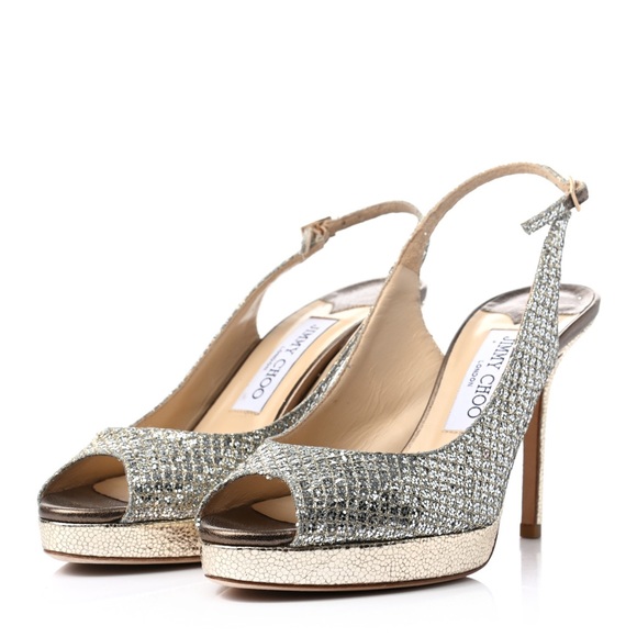 Reduced! Authentic Jimmy Choo Nova Slingback Heels US 7.5 - Picture 9 of 10